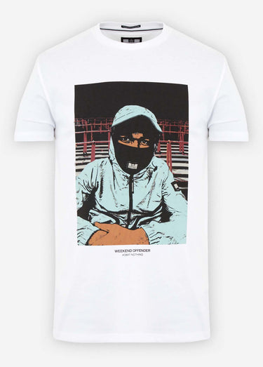 Weekend Offender T-shirts The terrace - white