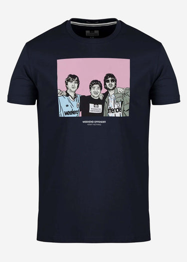 Weekend Offender T-shirts Diego tee - navy