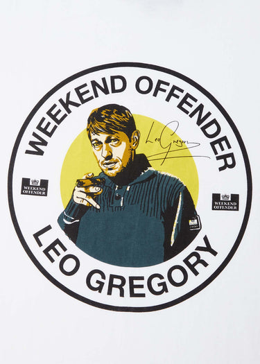 Weekend Offender T-shirts Leo Gregory special tee - white