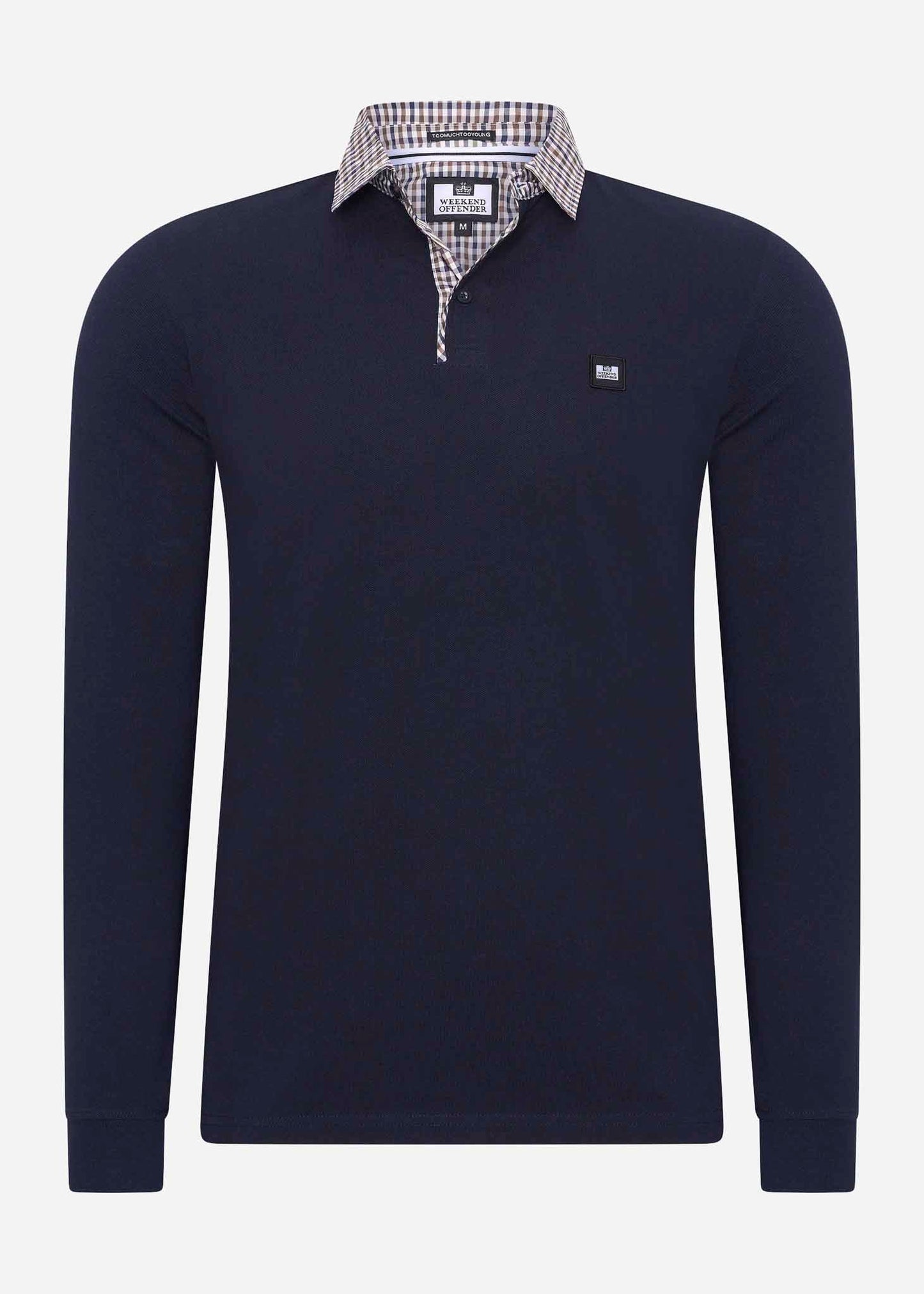 Weekend Offender Longsleeve Polo's Tavarez - navy