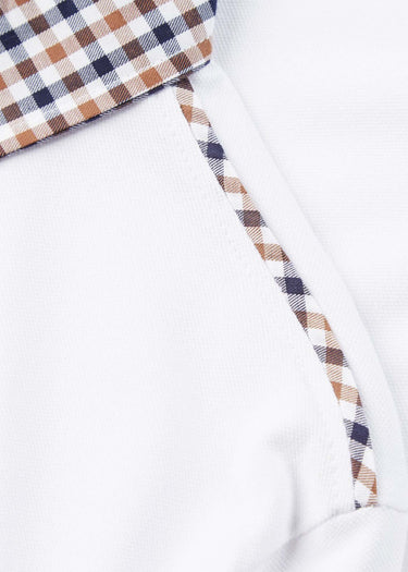 Weekend Offender Longsleeve Polo's Bentvena - white
