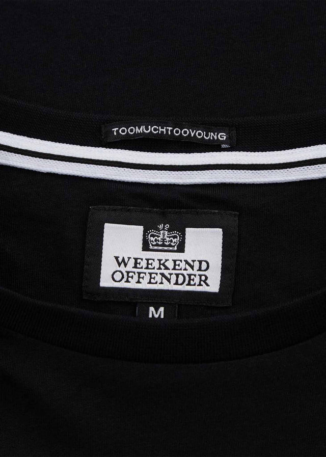 Weekend Offender T-shirts Prison sulphur tee - black