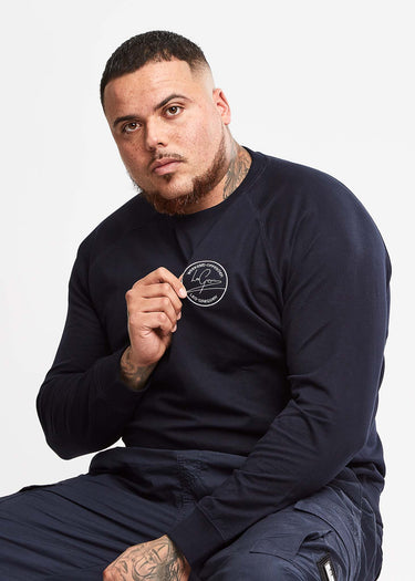 Weekend Offender Truien Leo Gregory special sweat - navy