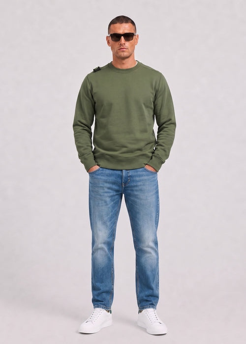 Training crew sweatshirt - bronze green