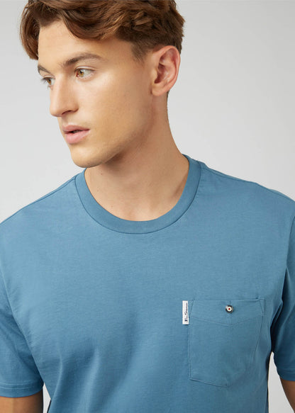 Ben Sherman T-shirts  Signature pocket tee - blue shadow 