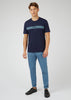 Ben Sherman T-shirts  Seasonal stripe - marine 