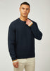 Ben Sherman Truien  Cable textured crew - dark navy 