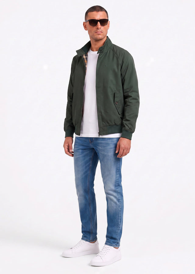 Ben Sherman Jassen Signature harrington - bottle green