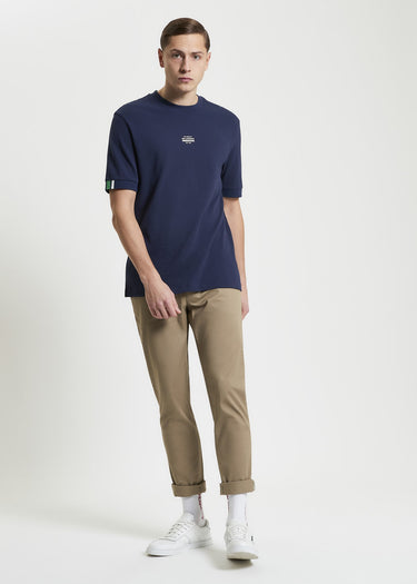 Ben Sherman T-shirts Tipped pique tee - dark navy
