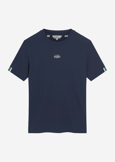 Ben Sherman T-shirts Tipped pique tee - dark navy