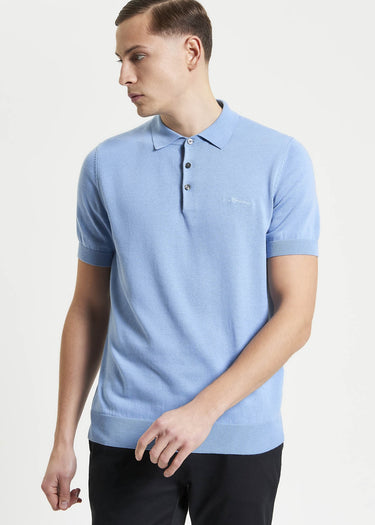 Ben Sherman Polo's Signature ss polo - glacier