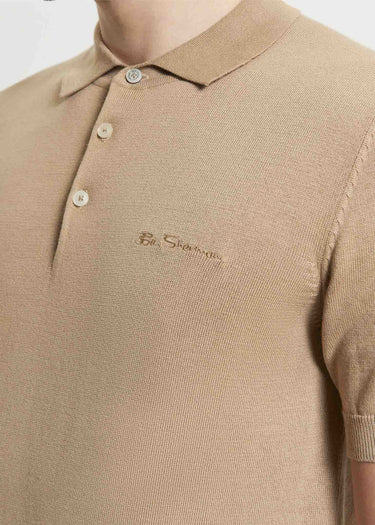 Ben Sherman Polo's Signature ss polo - sand