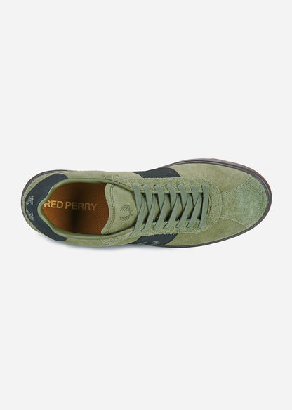 Fred Perry Schoenen  Suede - laurel wreath green limestone 