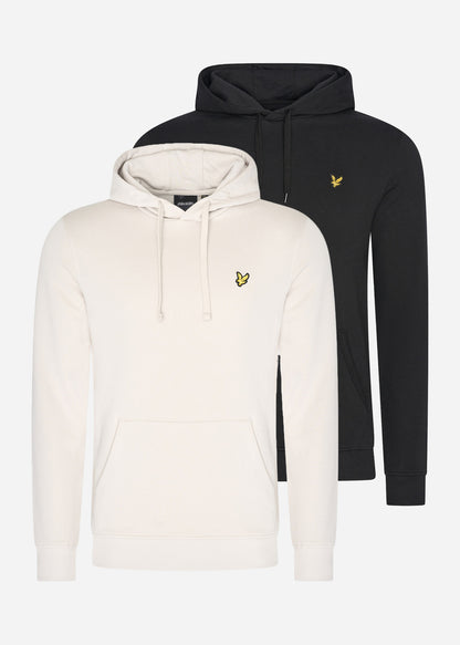 Lyle & Scott Hoodies 2 Pack pullover hoodie - cove - jet black