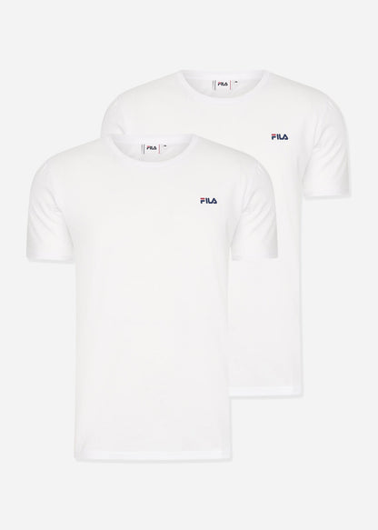 Fila T-shirts  Brod tee 2 pack - bright white 