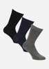 Casual Lads Sokken  3 Pack Premium Bamboo Socks - Black - Navy - Light Grey 