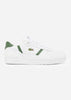 Lacoste Schoenen  T-clip set - white dark green 