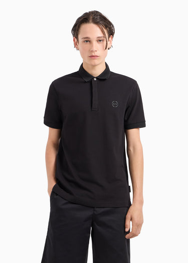 Armani Exchange Polo's Polo - black