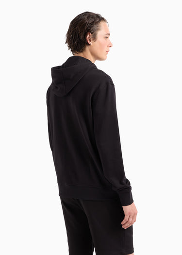 Armani Exchange Vesten Stretch fabric zip-up sweatshirt - black