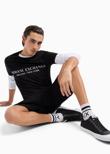 Armani Exchange T-shirts Slim fit t-shirt - black