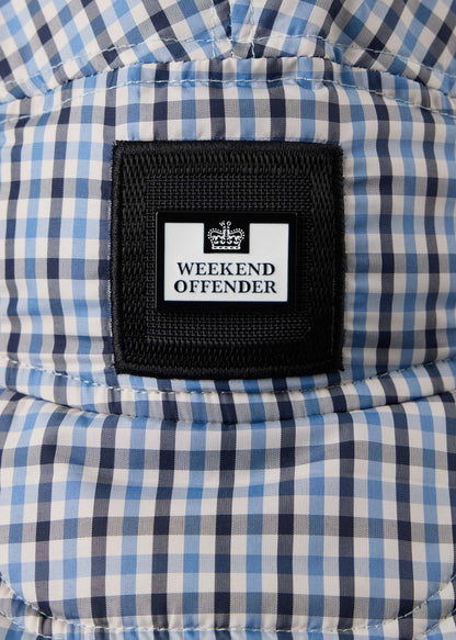 Weekend Offender Mutsen  Zabit check - blue house check 