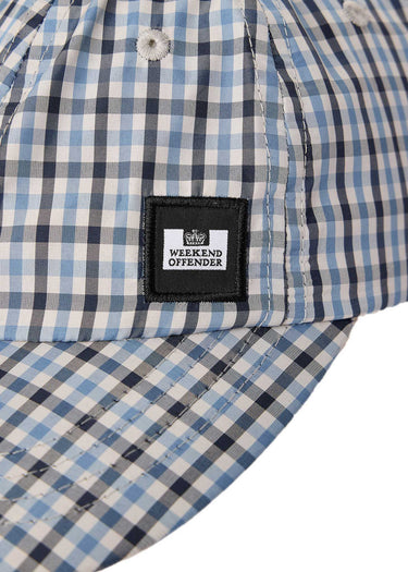 Weekend Offender Petten  Clay - blue house check 