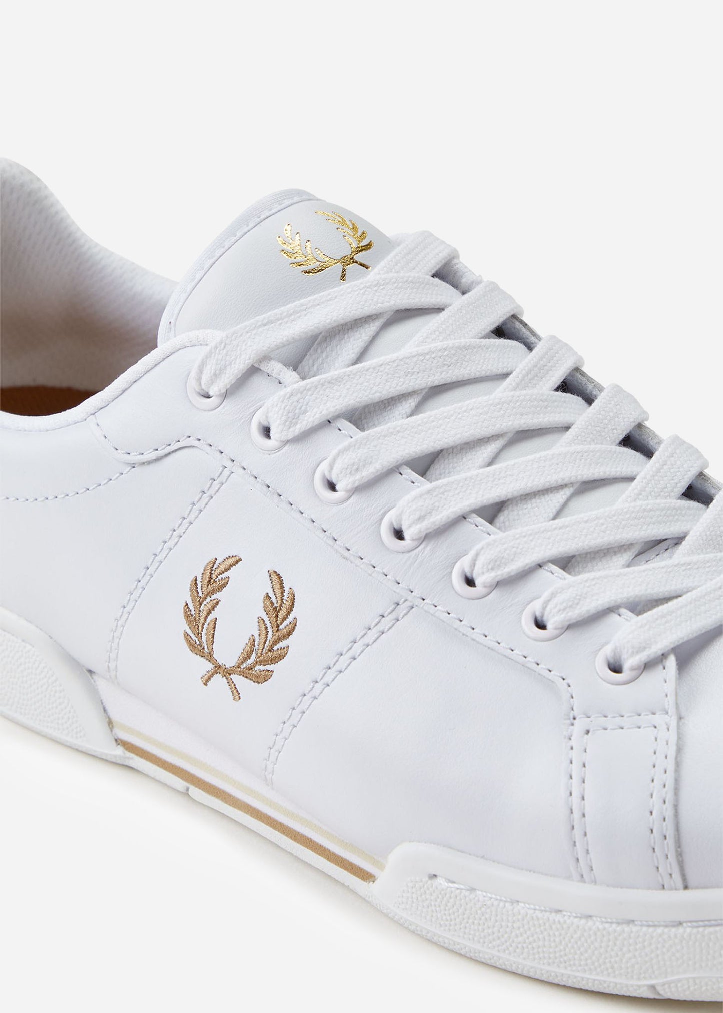 Fred Perry Schoenen  B722 leather - white warm stone 