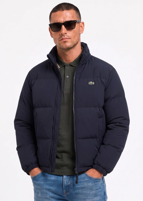 Water-repellent packable hood down jacket - abysm
