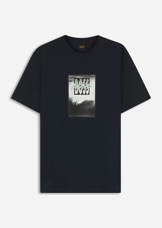 Hugo Boss T-shirts Te dj - dark blue