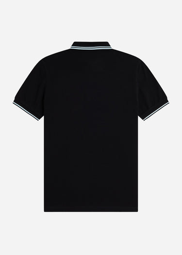 Fred Perry Polo's  Twin tipped fred perry shirt - black light ice 