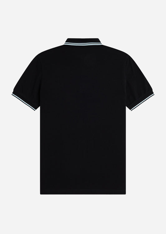 Fred Perry Polo's  Twin tipped fred perry shirt - black light ice 