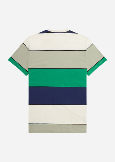 Fred Perry T-shirts  Bold stripe t-shirt - seagrass 