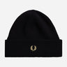 Fred Perry Mutsen  Classic beanie - black champagne 