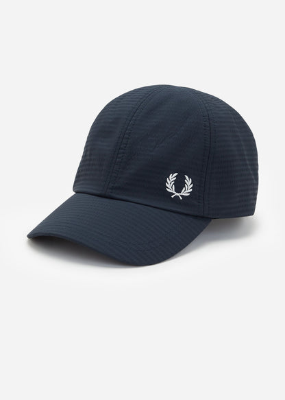 Fred Perry Petten  Dual branded seersucker cap - navy 