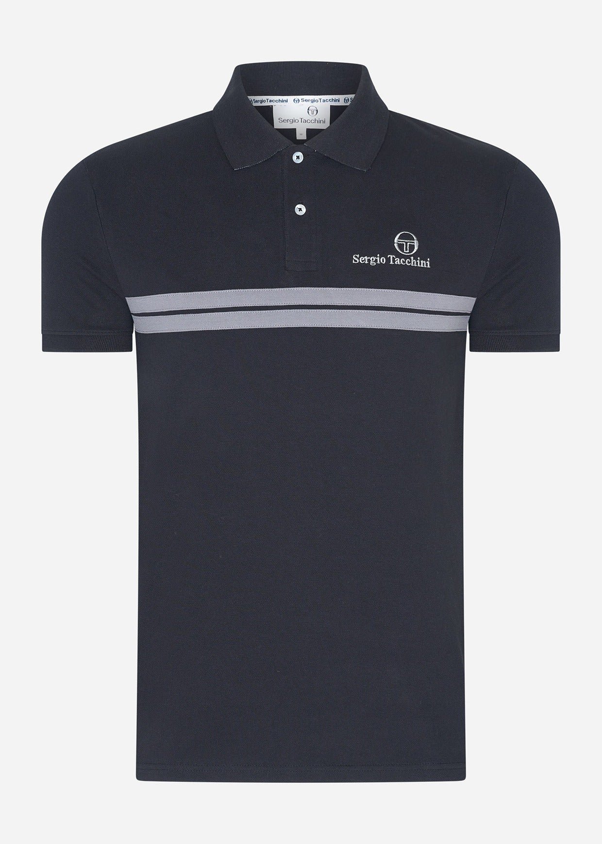 Sergio Tacchini Polo's  New supermac polo shirt - black quiet shade 