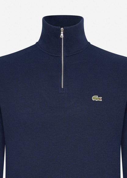 Lacoste Truien  Sweater half zip - navy blue 