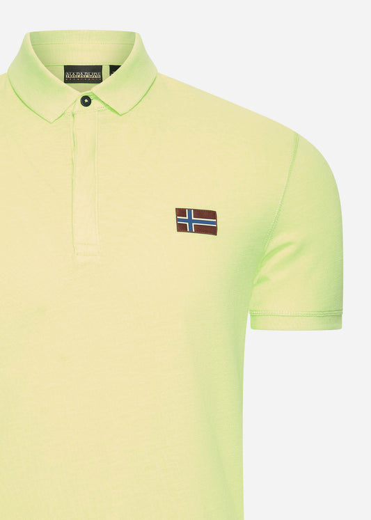 Napapijri Polo's  Ebea 2 - yellow sunny 