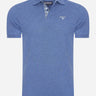 Barbour Polo's  Tartan pique polo - chambray marl 