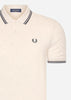 Fred Perry Polo's  Twin tipped fred perry shirt - porridge marl anchor grey anchor grey 