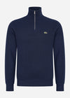 Lacoste Truien  Sweater half zip - navy blue 