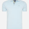 Barbour Polo's  Tartan pique polo - niagra mist 