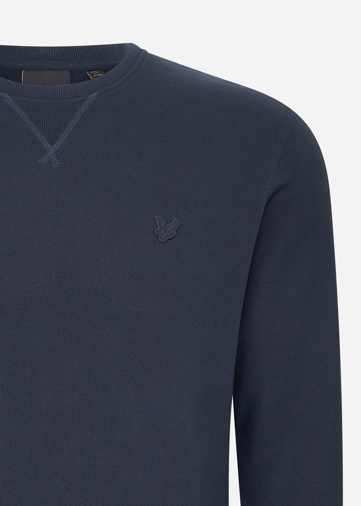 Lyle & Scott Truien  Tonal eagle crew neck sweatshirt - dark navy 