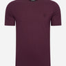 Lyle & Scott T-shirts  Tonal eagle t-shirt - burgundy 