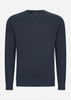 Lyle & Scott Truien  Tonal eagle crew neck sweatshirt - dark navy 