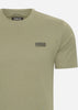 Barbour International T-shirts  Small logo tee - bleached olive 