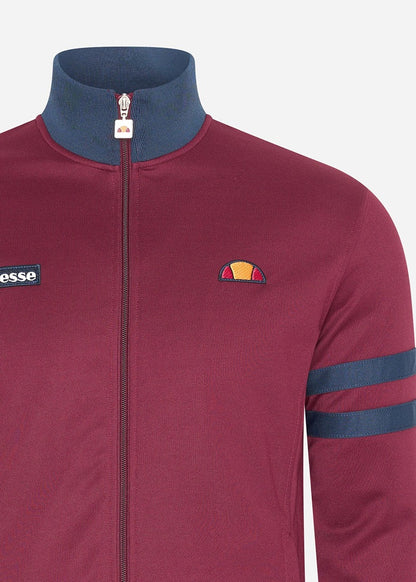 Ellesse Vesten  Roma track top - burgundy 