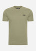 Barbour International T-shirts  Small logo tee - bleached olive 