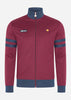 Ellesse Vesten  Roma track top - burgundy 