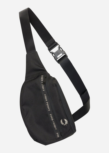 Fred Perry Tassen  Fp taped sling bag - black warm grey 