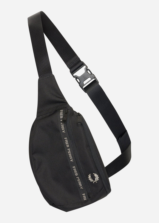 Fred Perry Tassen  Fp taped sling bag - black warm grey 